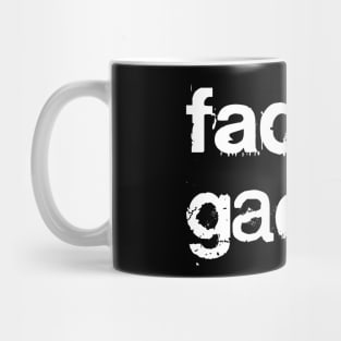 Fad Gadget  //// Post Punk Synth Typography Mug